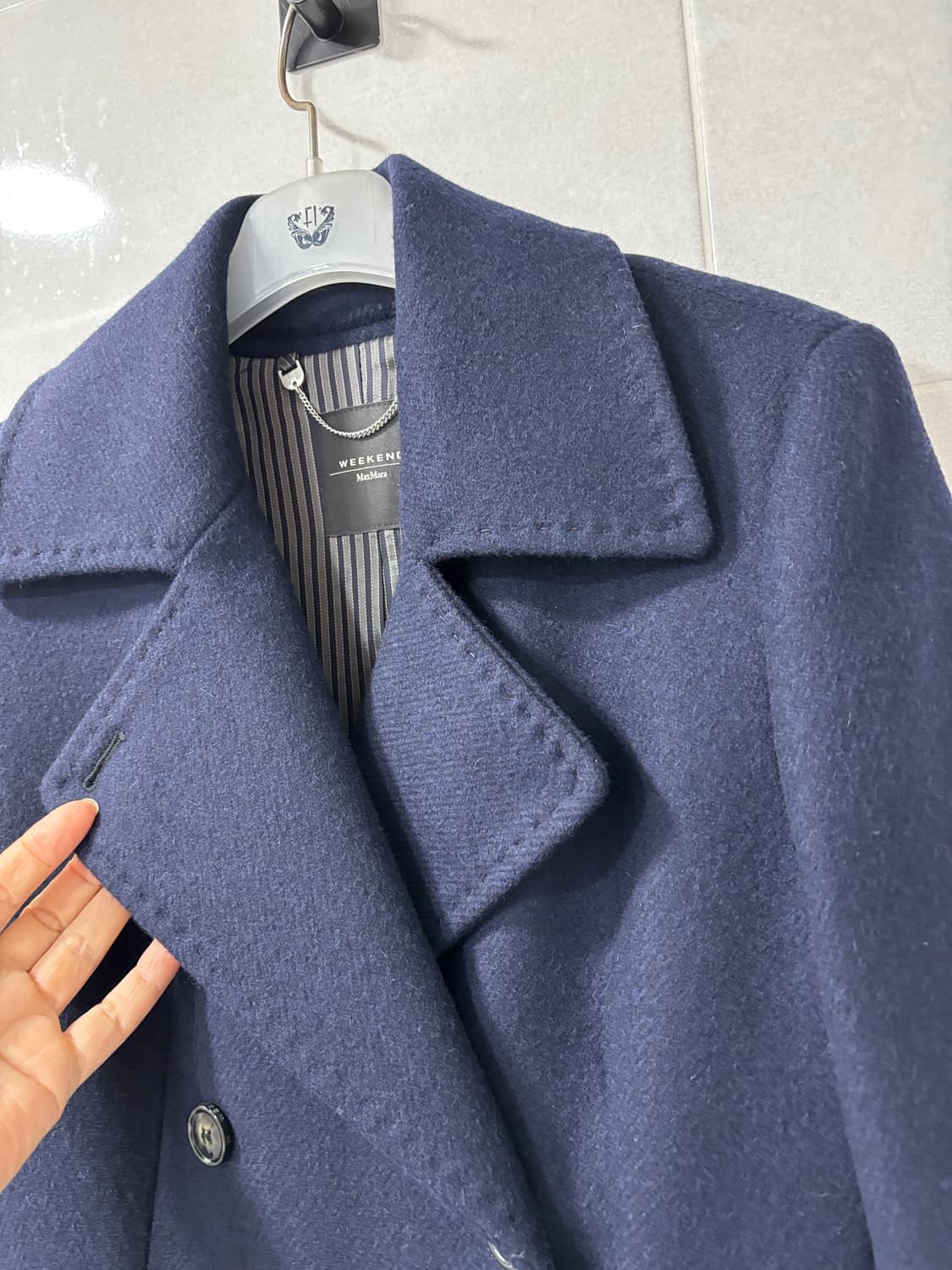 정품)막스마라 롱 코트 상품이미지4