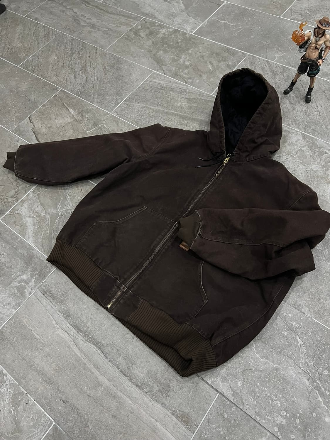(XL) 칼하트 덕 액티브 후드자켓 J130 DKB 다크브라운 상품이미지8