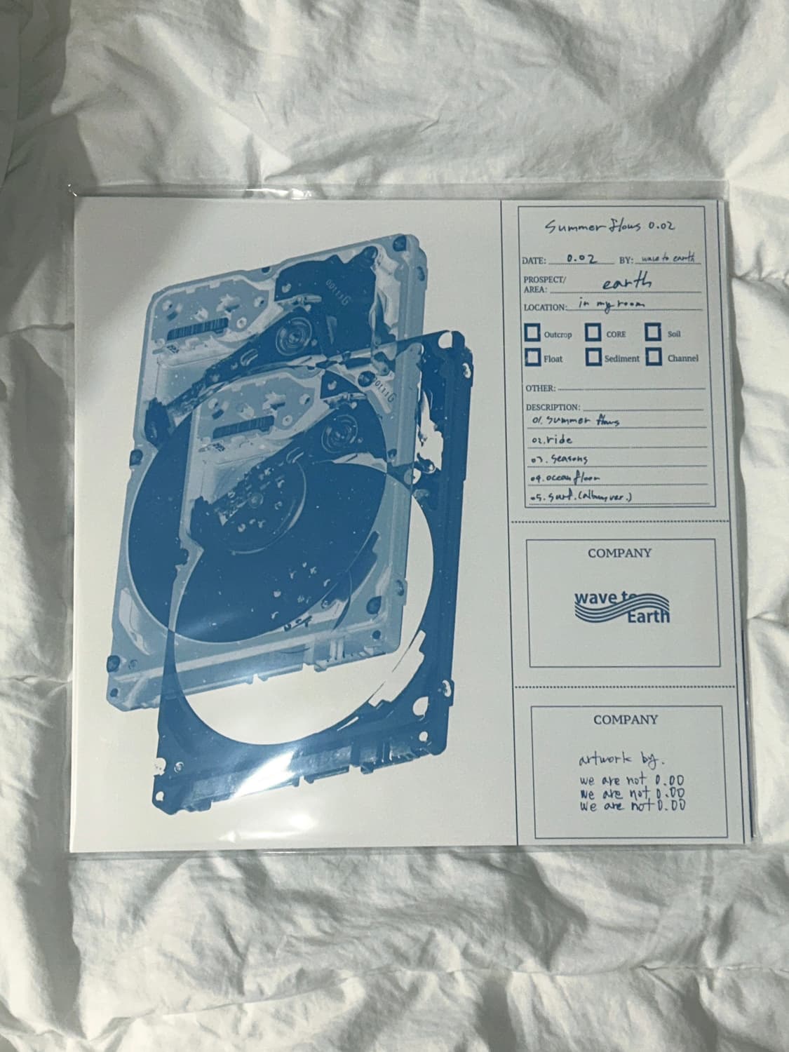 wave to earth 웨투얼 LP 미개봉 상품이미지1