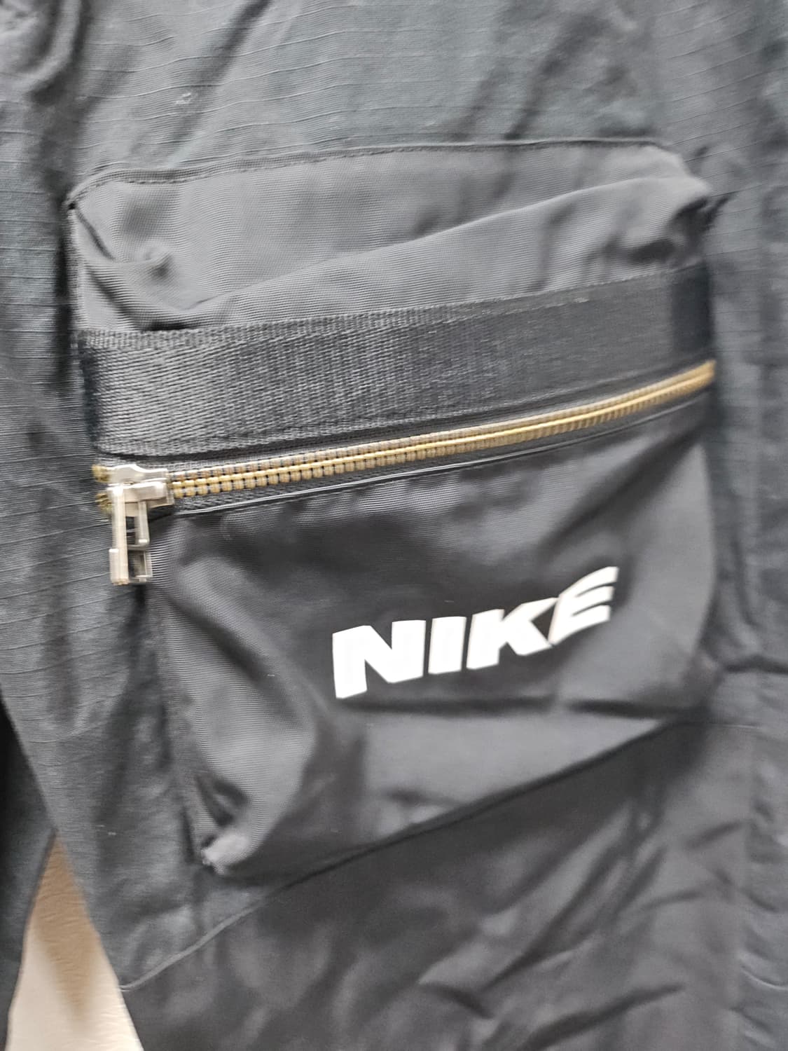 정품) 나이키 블랙 카고 와이드 바지 S 상품이미지2