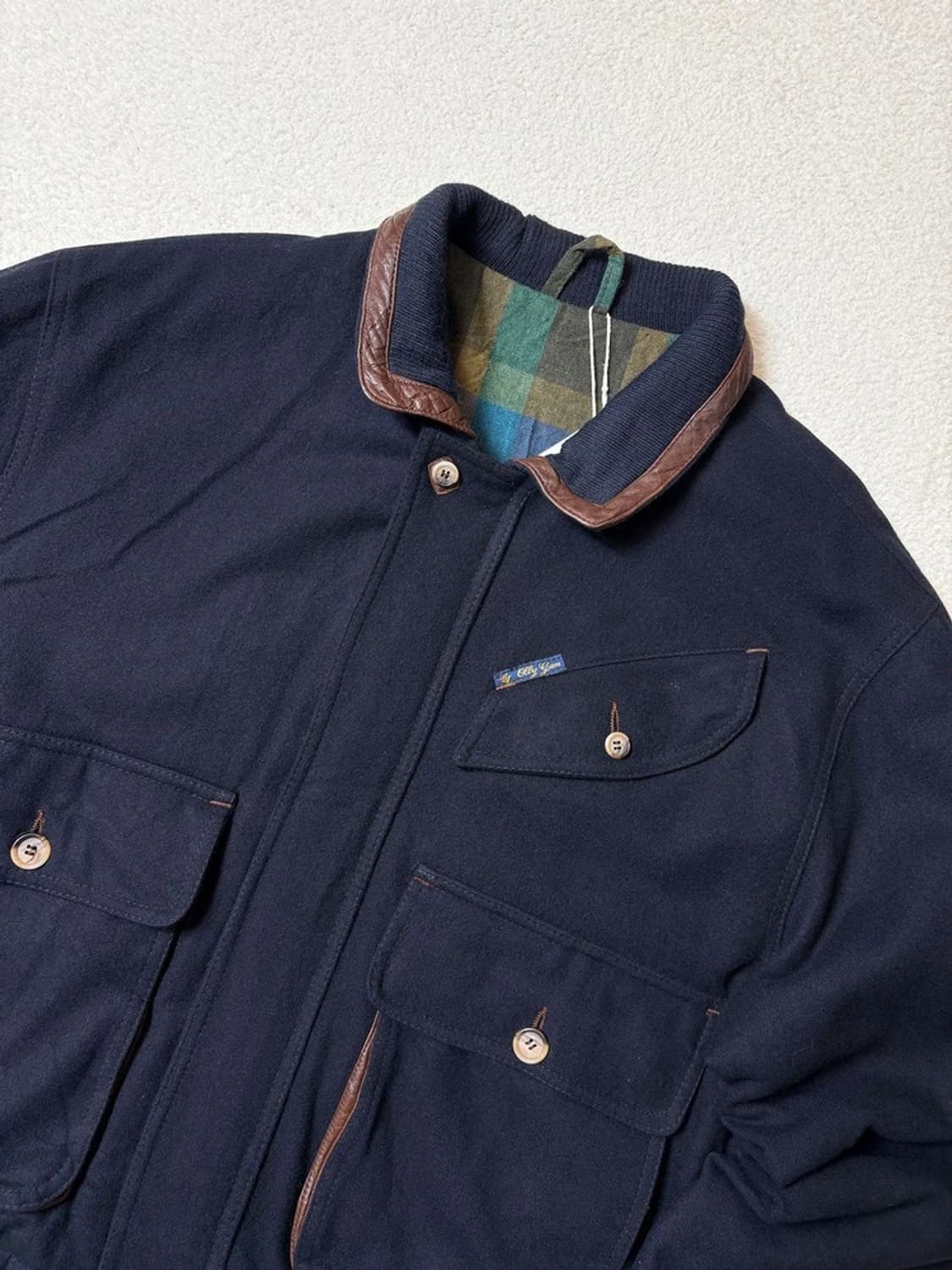Selected 90's 프렌치 울 베이포트 자켓 PN6539 상품이미지3