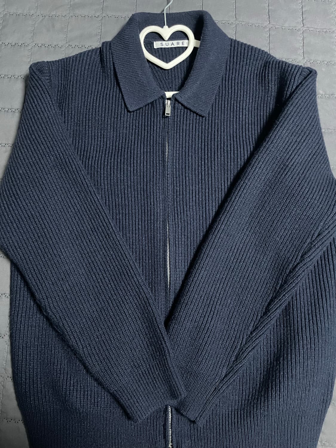 수아레 하찌 카라 투웨이 집업니트 상품이미지1