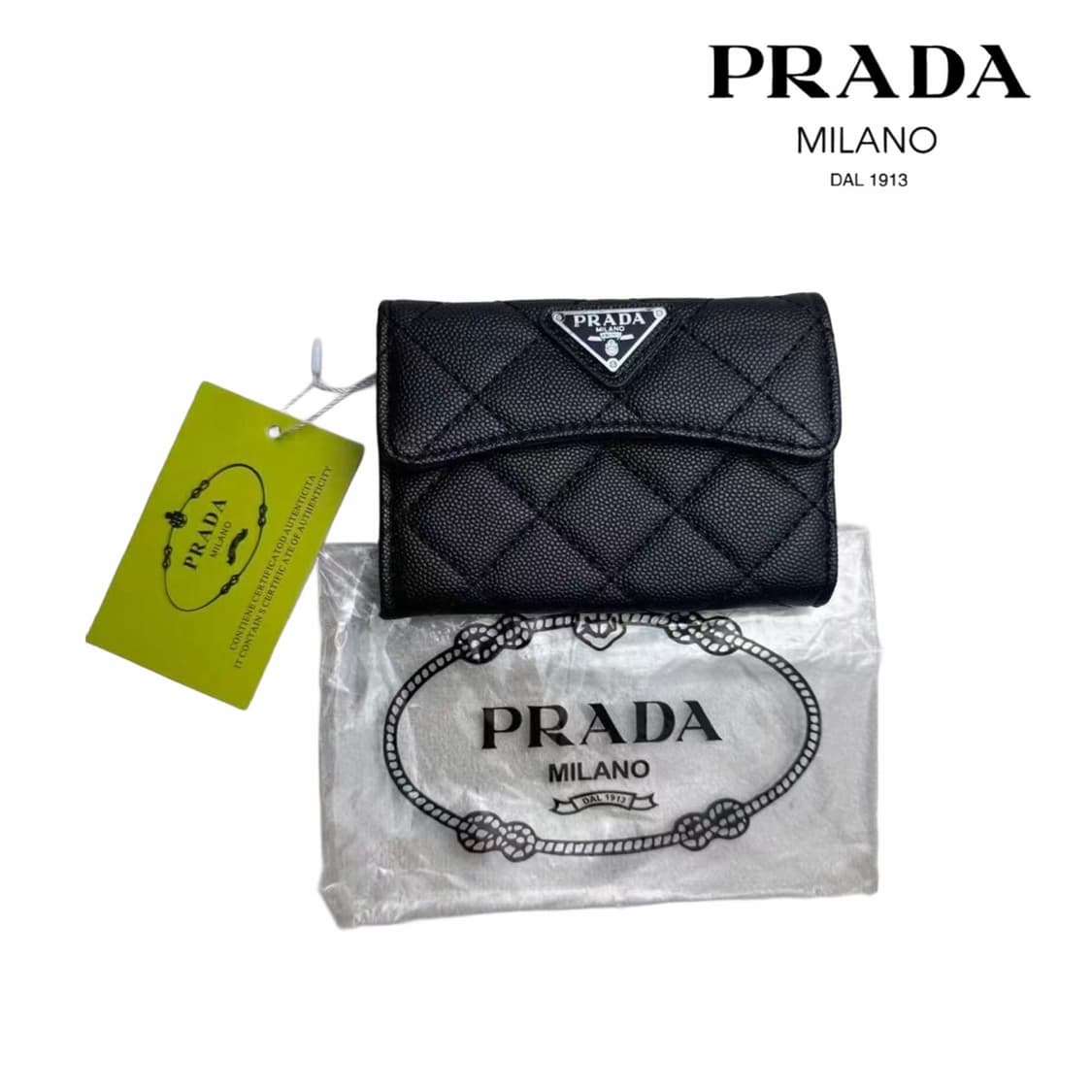 프라다뷰티 캐비어 카드동전 지갑 반지갑 상품이미지6