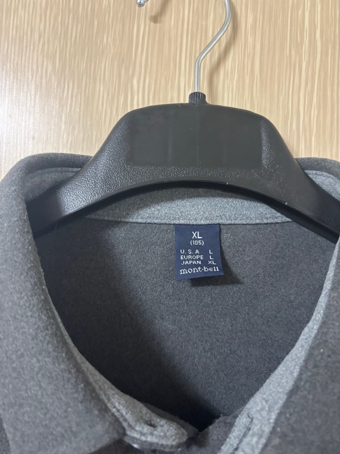 몽벨 긴팔 폴로티 차콜 XL 상품이미지3