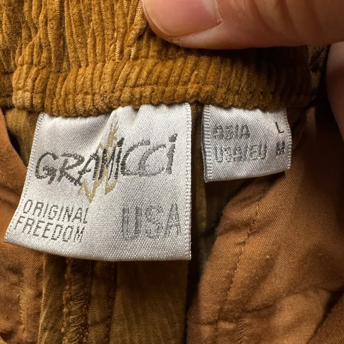 그라미치 코듀로이 팬츠 L 상품이미지3