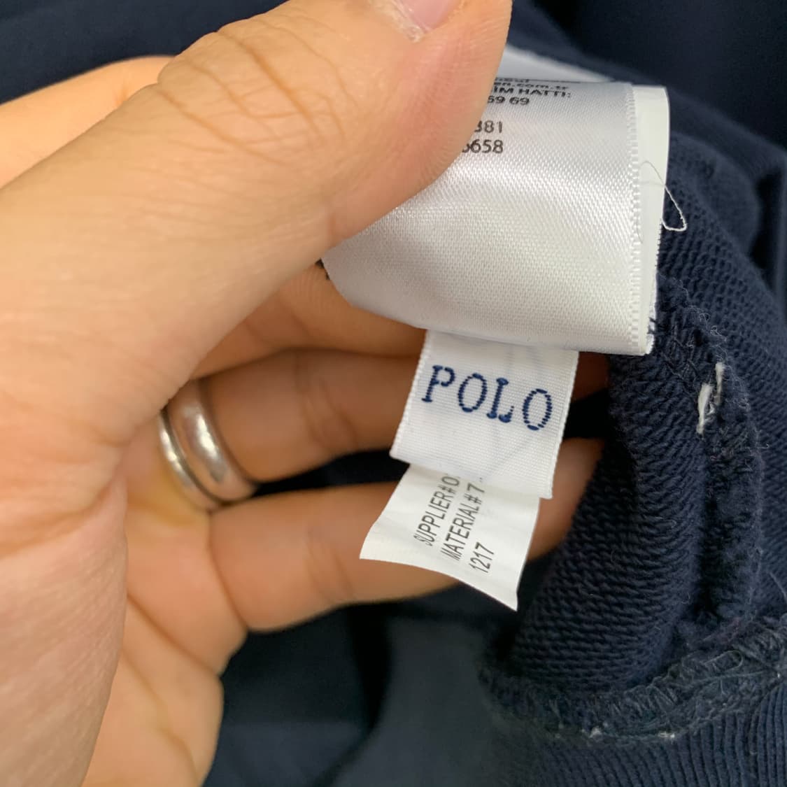 폴로 랄프로렌 신형 하키 베어 네이비 스웻 맨투맨 상품이미지9