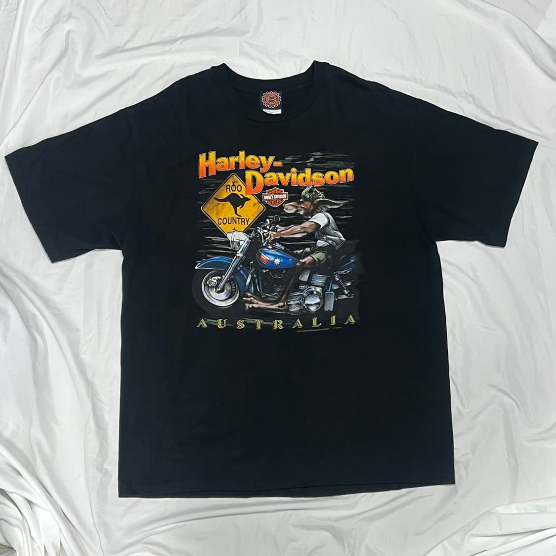🇦🇺 90s 할리데이비슨 캥거루 라이더 반팔 상품이미지3