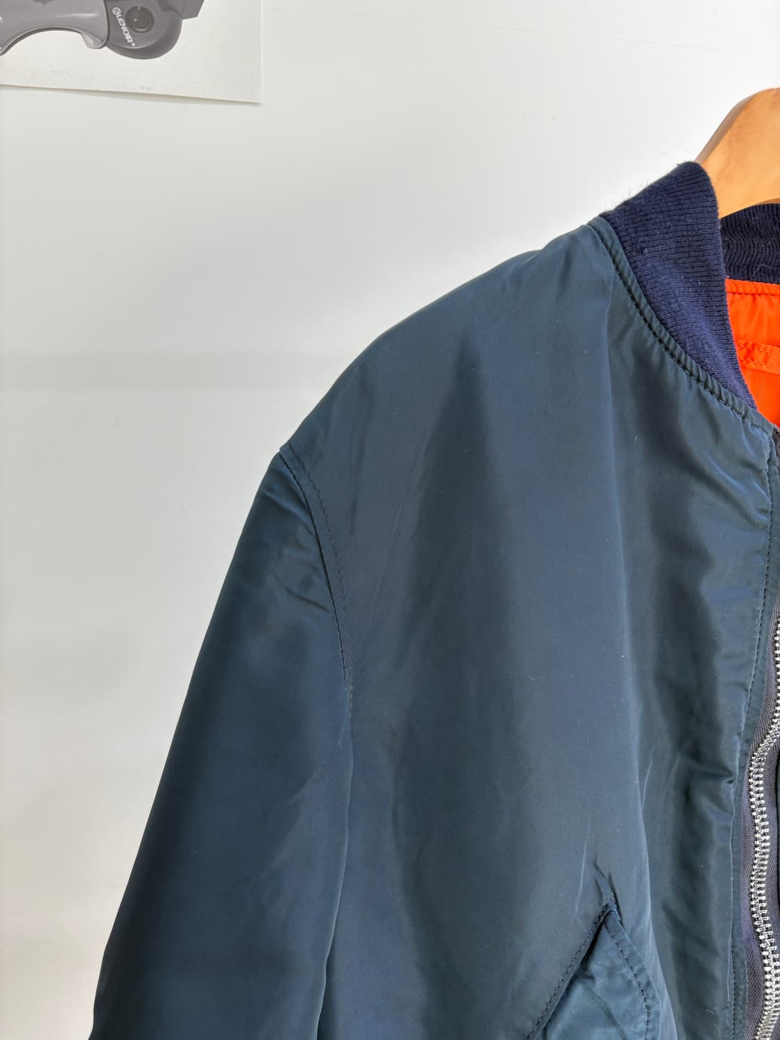 80's ALPHA INDUSTRIES (Made in USA) 항공점퍼 상품이미지3