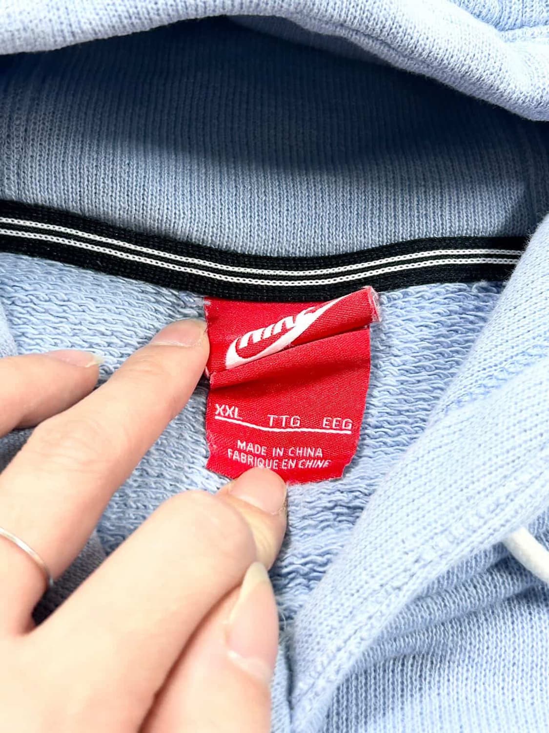 나이키 MCFC 빅로고 뮤트하늘 후드 상품이미지7