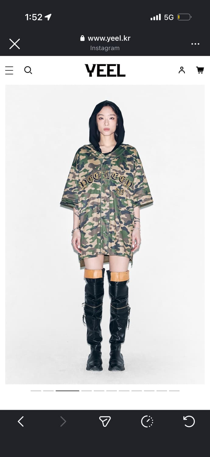 Yeel 카모 베이스볼 자켓  상품이미지1