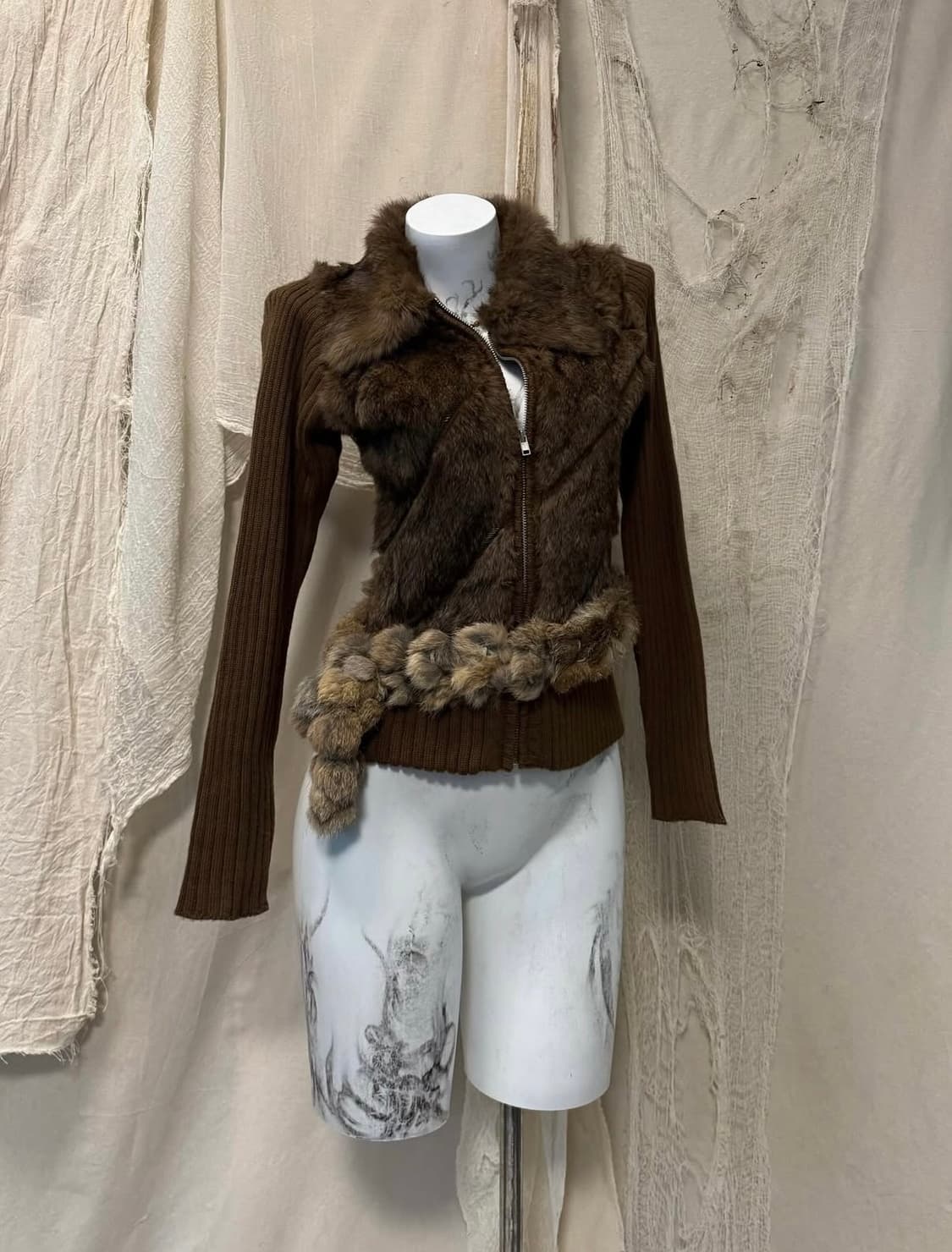 Fur Knit Jacket 상품이미지1