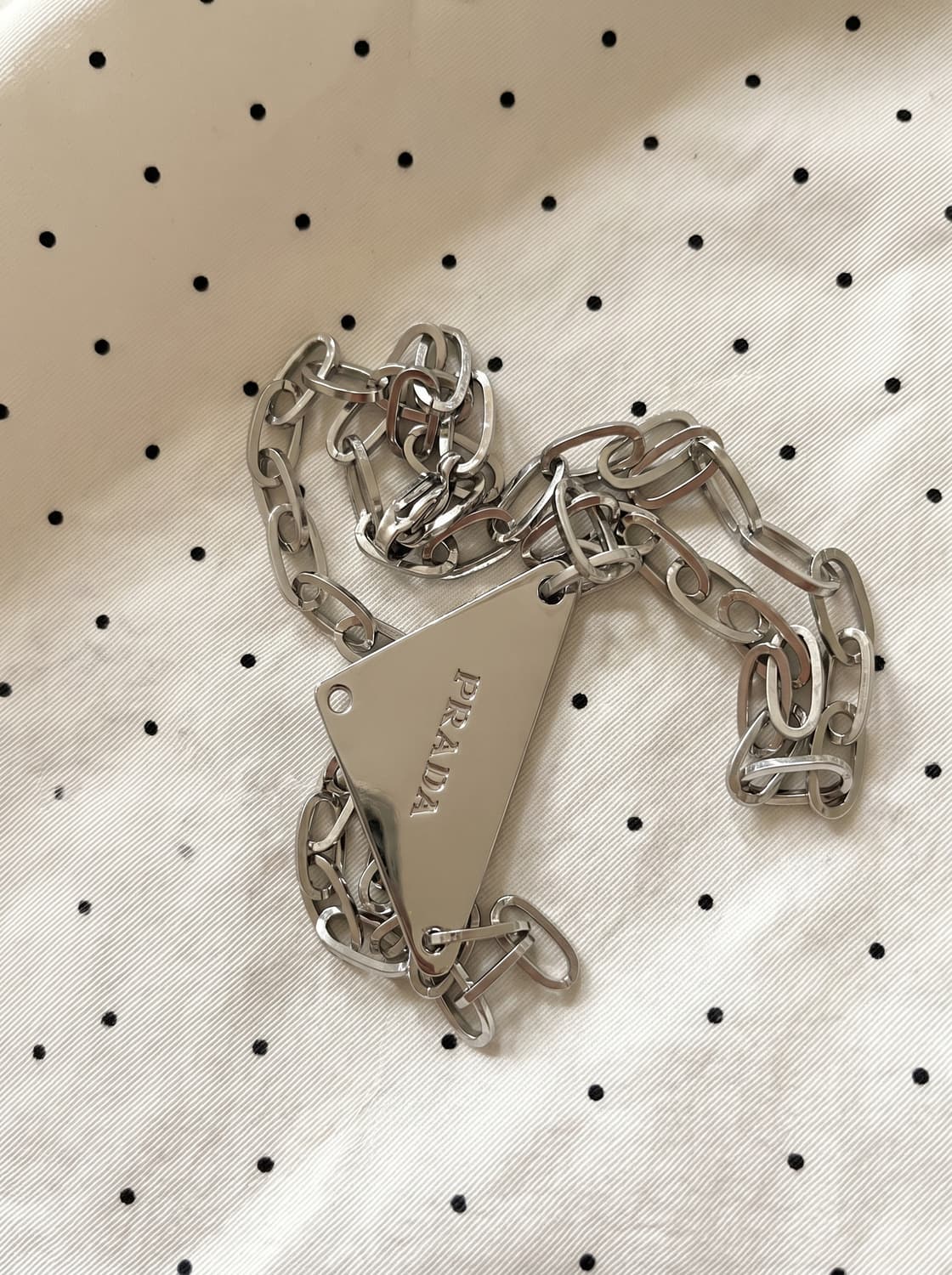 프라다 빈티지 정품 목걸이 업사이클링 남자목걸이 남여공용 상품이미지3