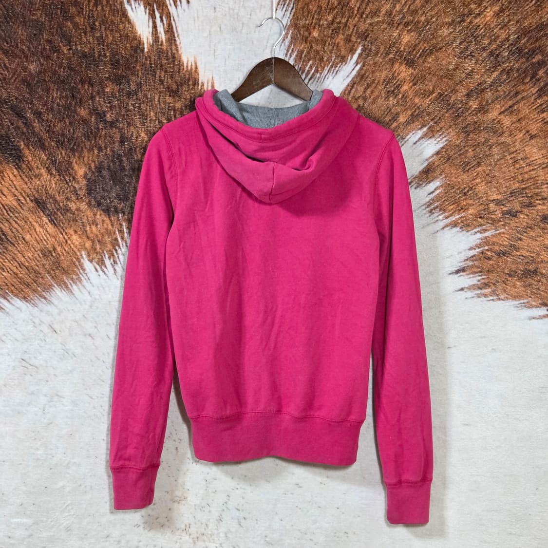 후아유 핑크 슬림핏 Y2K 후드집업 상품이미지4