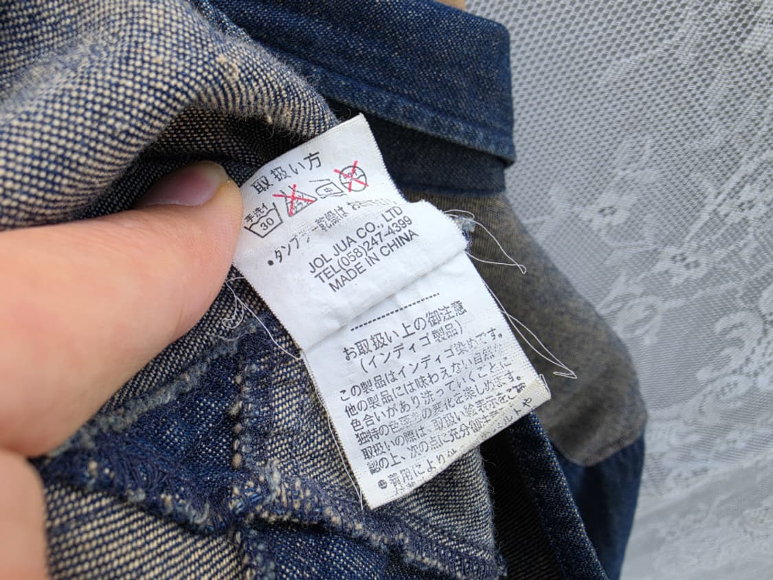 데님 패치워크 웨스턴 셔츠 상품이미지7