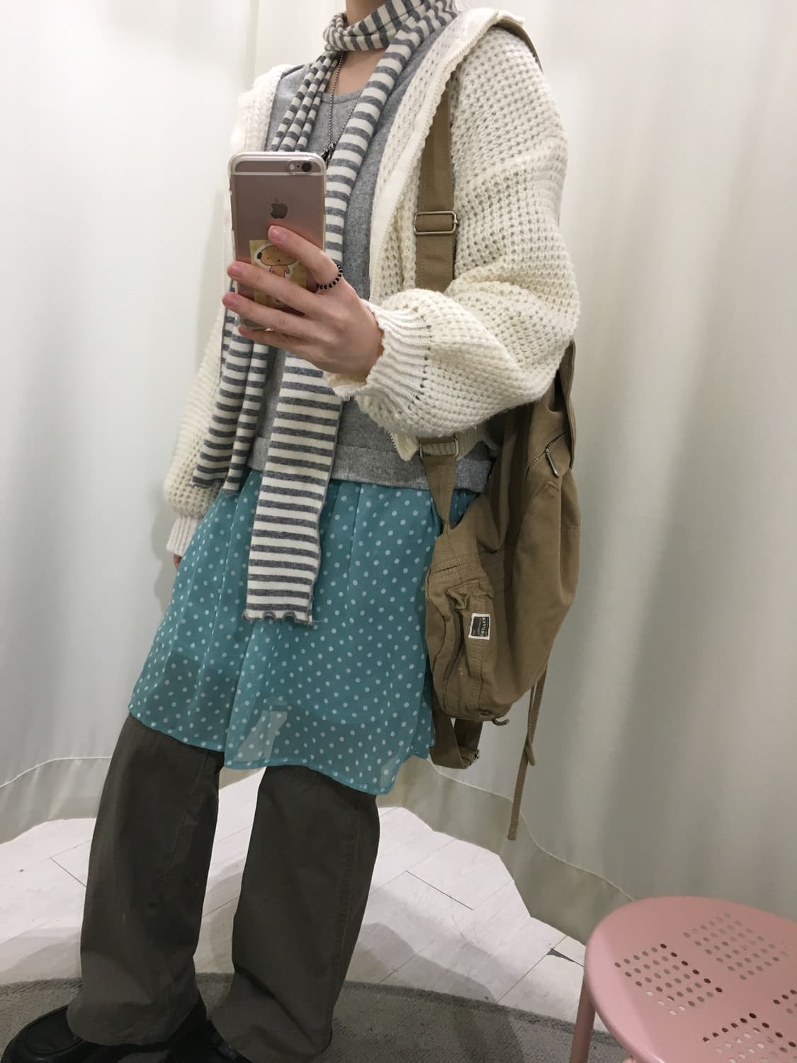 sawako dot knit onepiece 상품이미지6