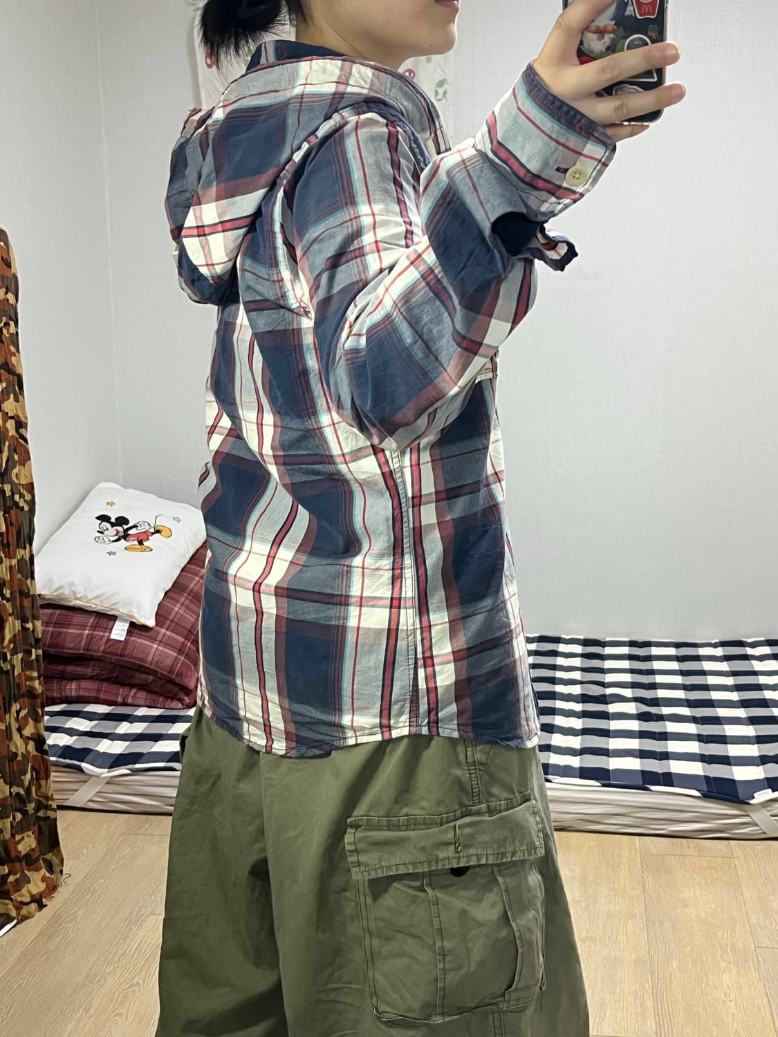 Hollister 홀리스터 후드 체크 셔츠 상품이미지5