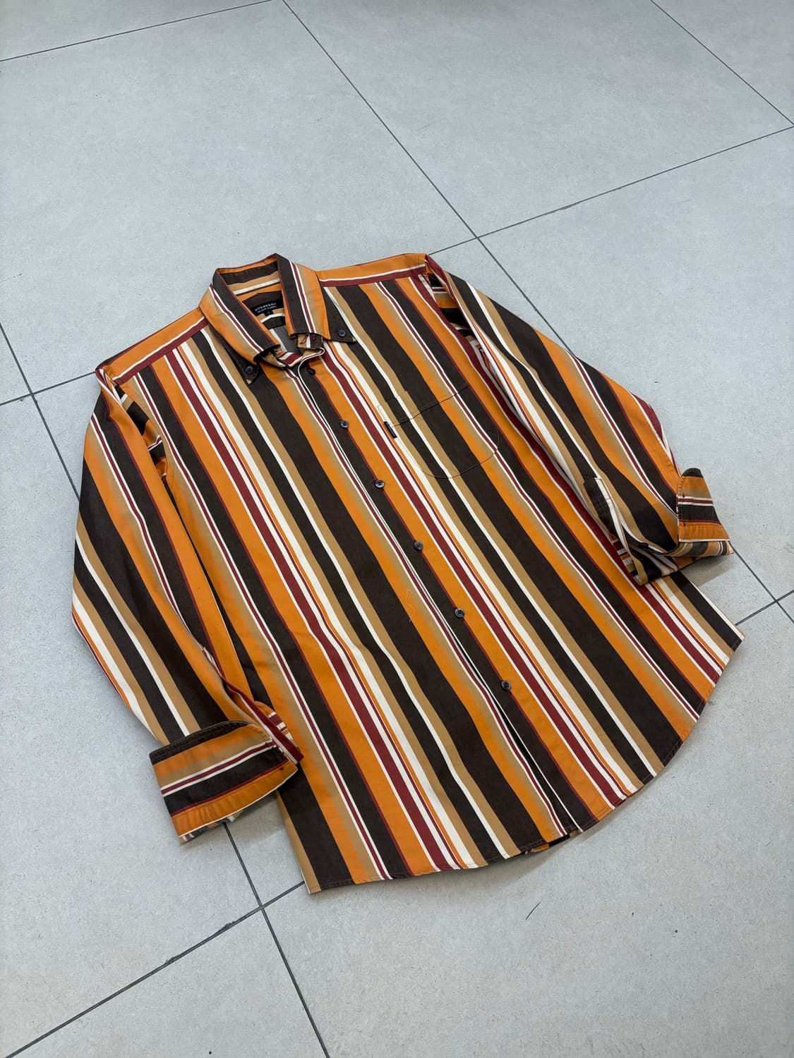 버버리 블랙라벨 스트라이프 셔츠  상품이미지3