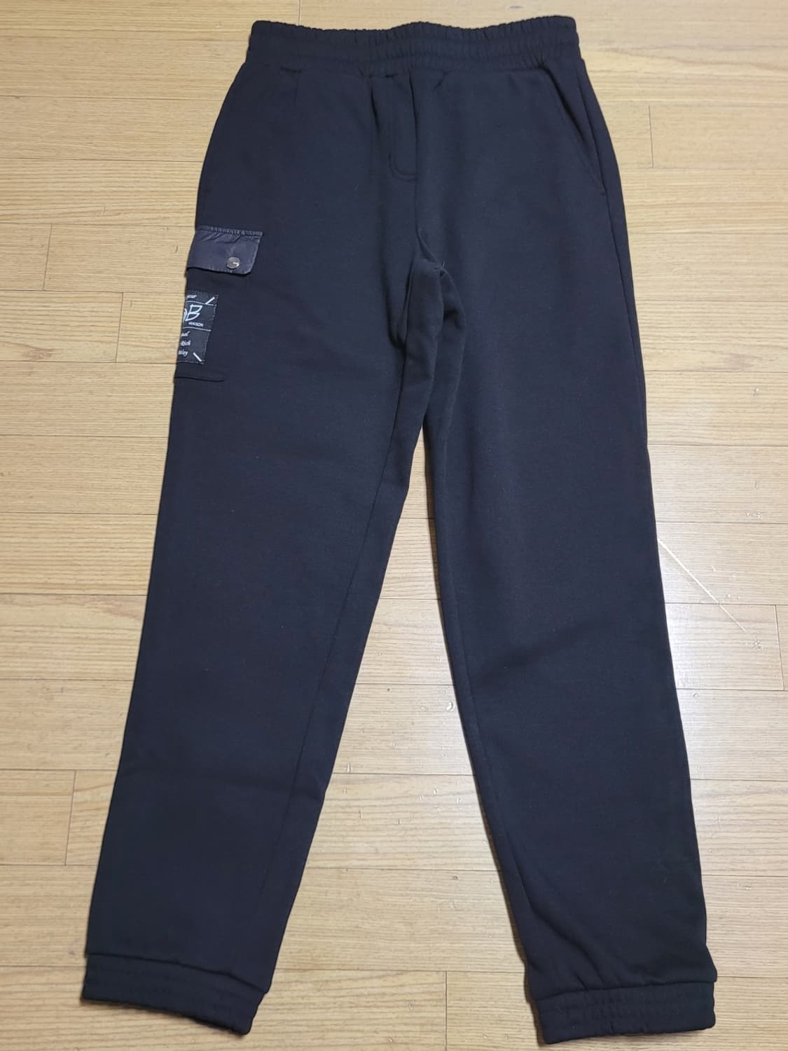 BOB 남성 블랙 트레이닝 바지 상품이미지6