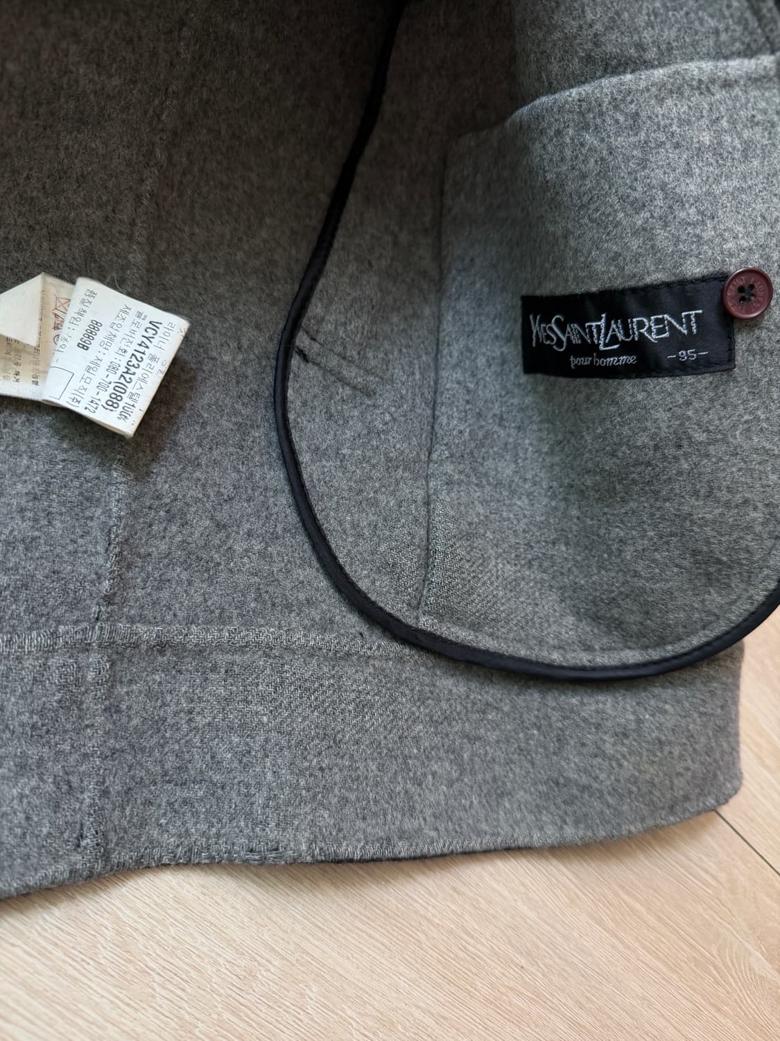 입생로랑 뿌르옴므 ysl 90s 빈티지 울자켓 상품이미지7