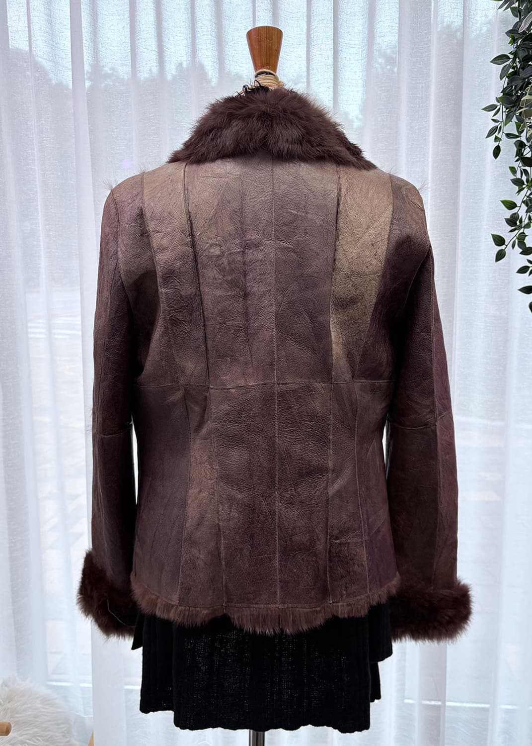 밍크 초코 퍼 자켓 상품이미지4