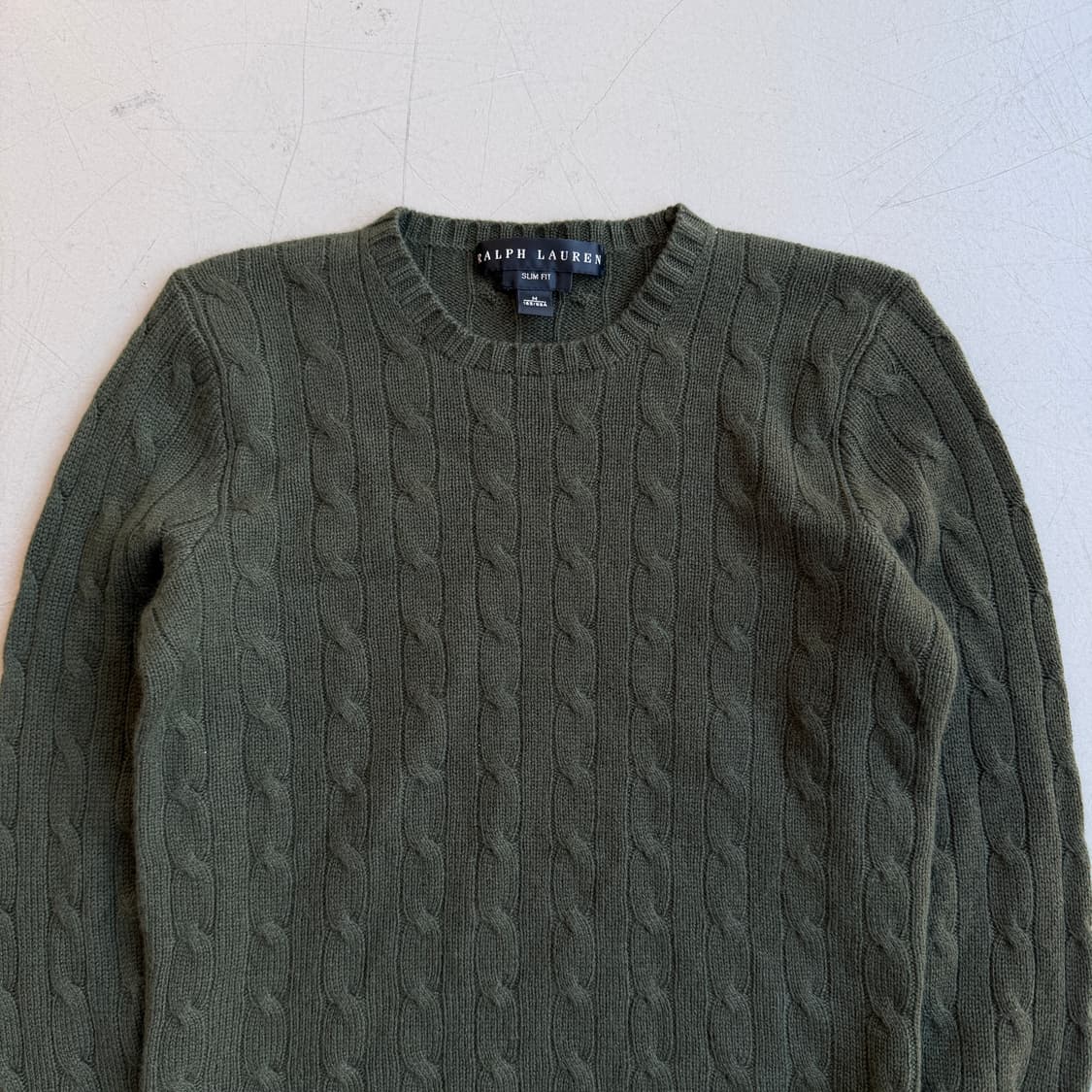 랄프로렌 캐시미어100% 케이블 니트 상품이미지3