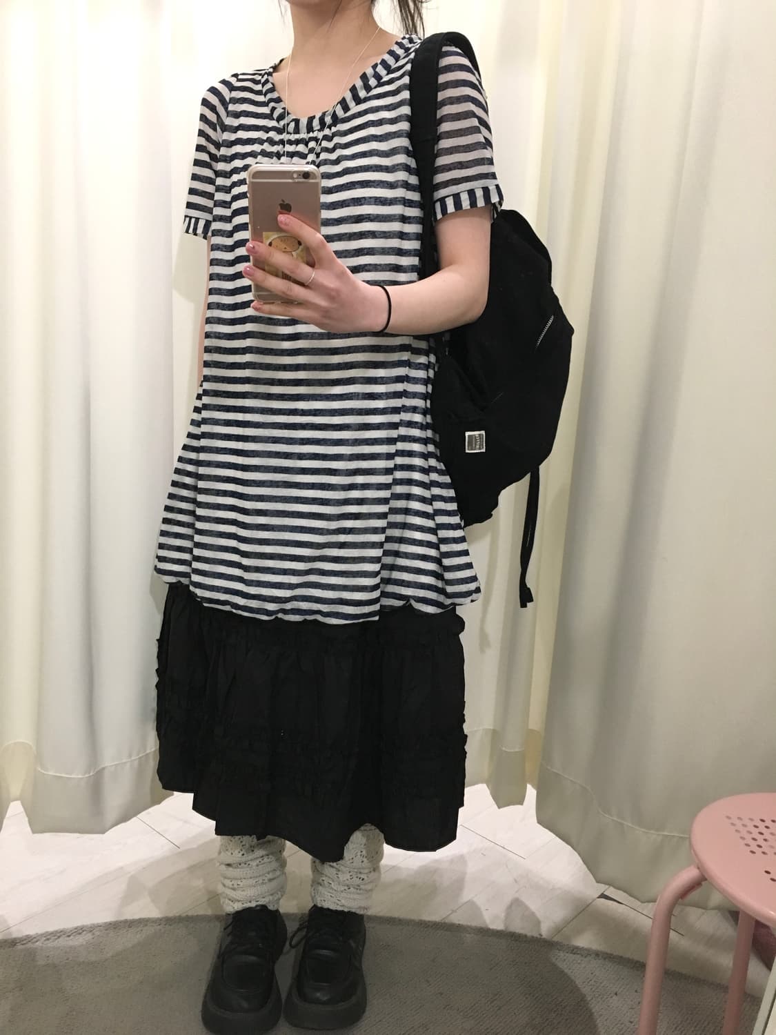 stripe balloon blouse 상품이미지4