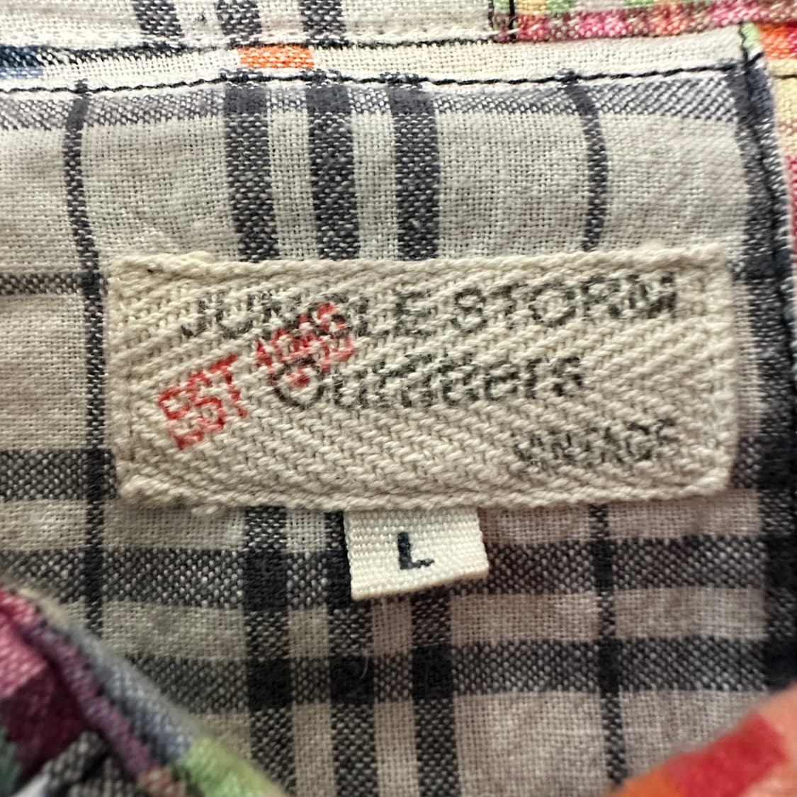 JUNGLE STORM patchwork shirt 상품이미지5