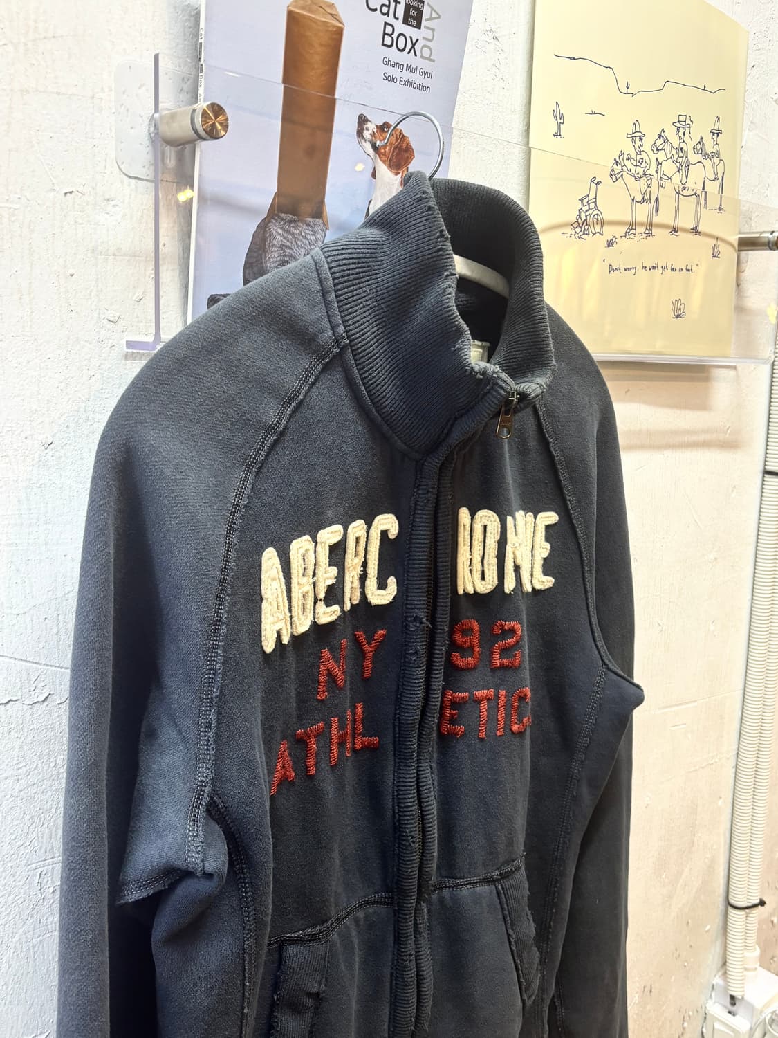 아베크롬비 빈티지 디테일 코튼 져지 상품이미지10