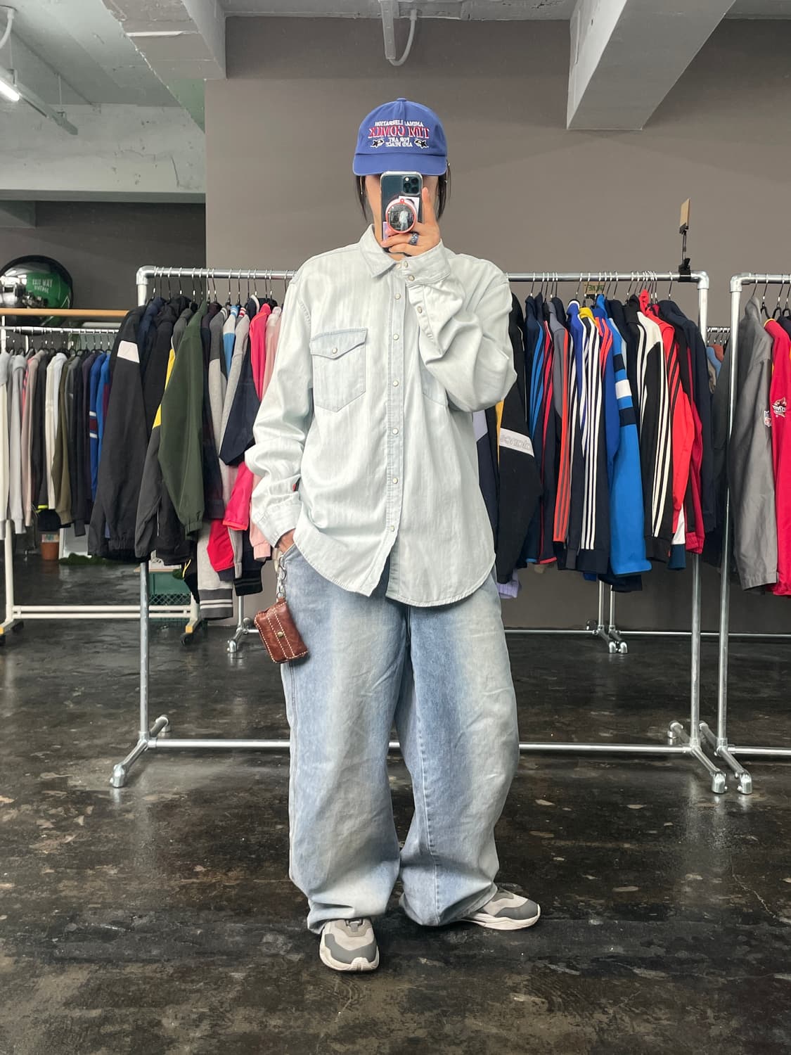 GAP 연청 데님 셔츠 상품이미지1