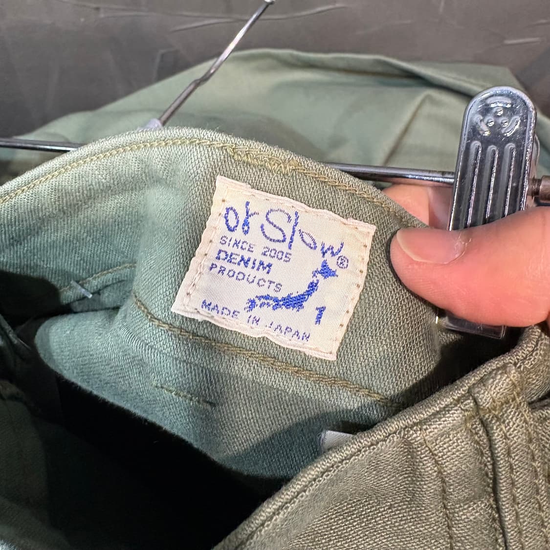 [1] Or slow 오어슬로우 퍼티그 팬츠 상품이미지5