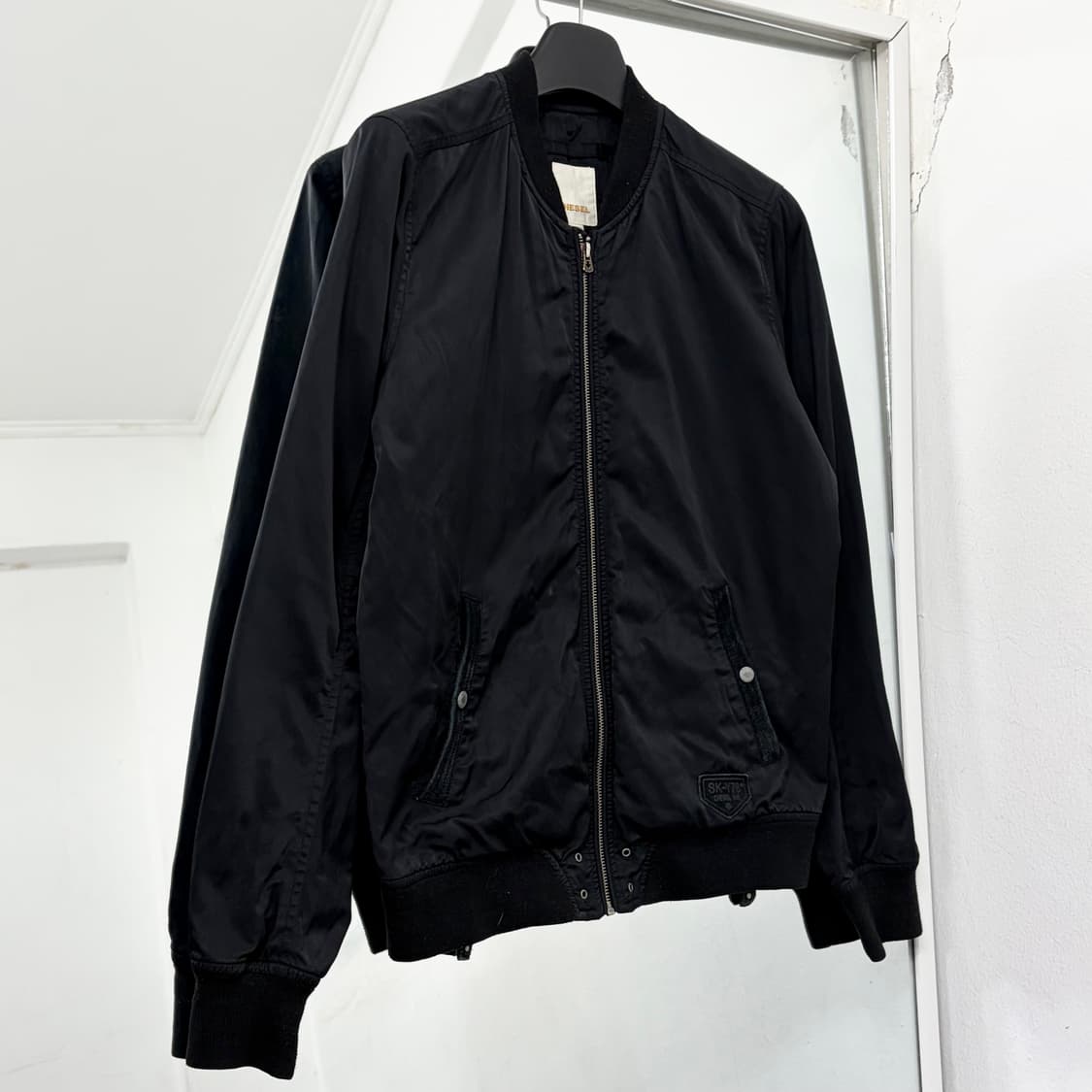 디젤 백지퍼 나일론 블루종 자켓 상품이미지1