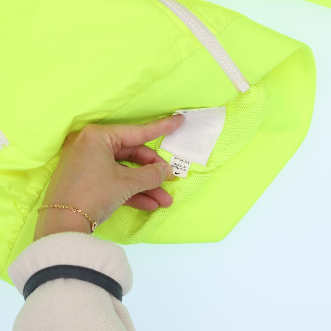 [L] 나이키 여성 형광 윈드러너 바람막이 자켓 1230H1 상품이미지8