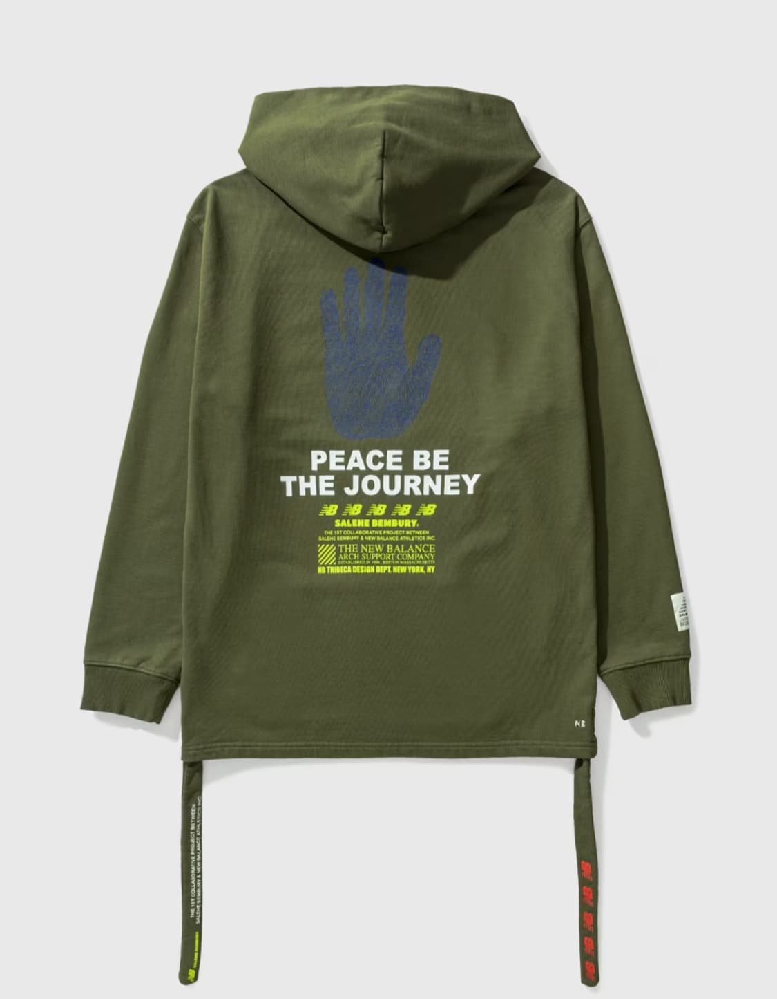 뉴발란스X살레헤뱀버리 콜라보 후드티셔츠 XL사이즈 새제품 상품이미지2