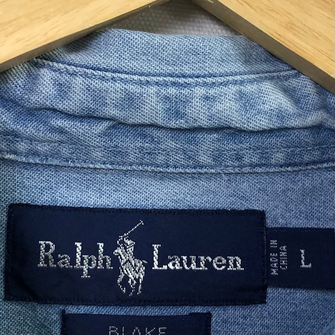 XL 폴로 데님 셔츠 상품이미지3