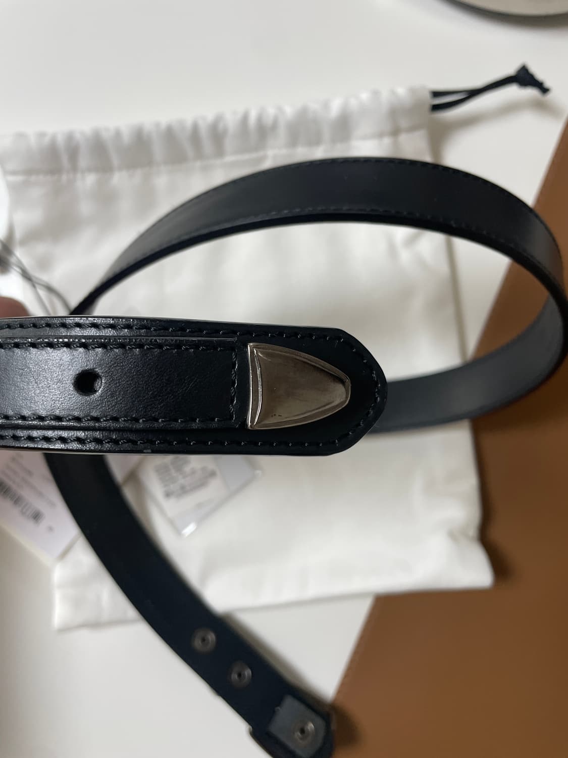 르메르 웨스턴 벨트 블랙 90 상품이미지3
