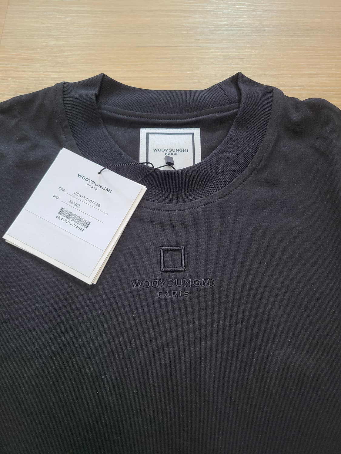 [정품/새상품] 우영미 오버핏 블랙 티셔츠 상품이미지2