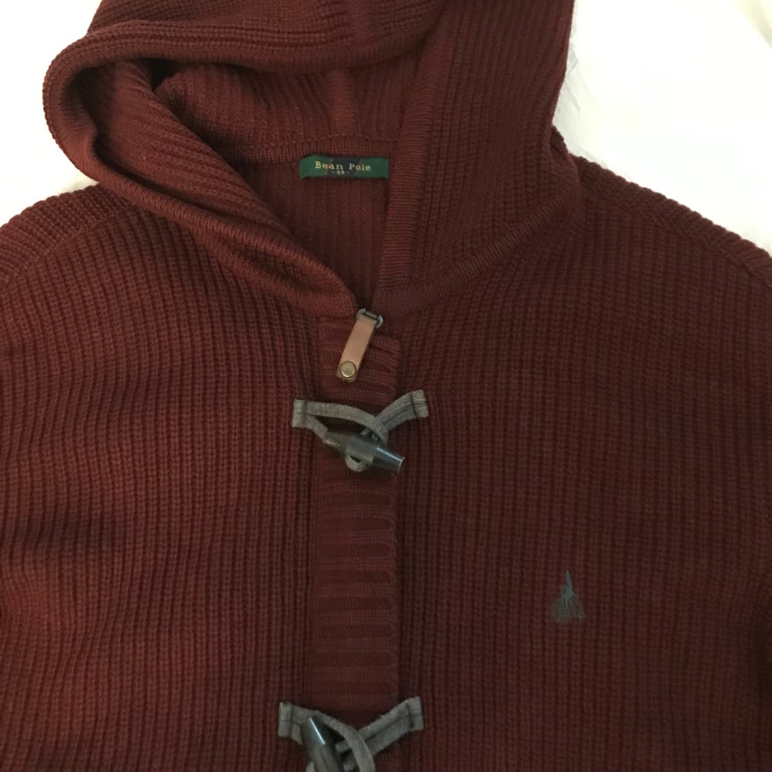 Bean Pole 빈폴 모 100% 떡볶이 니트 후드집업 상품이미지4