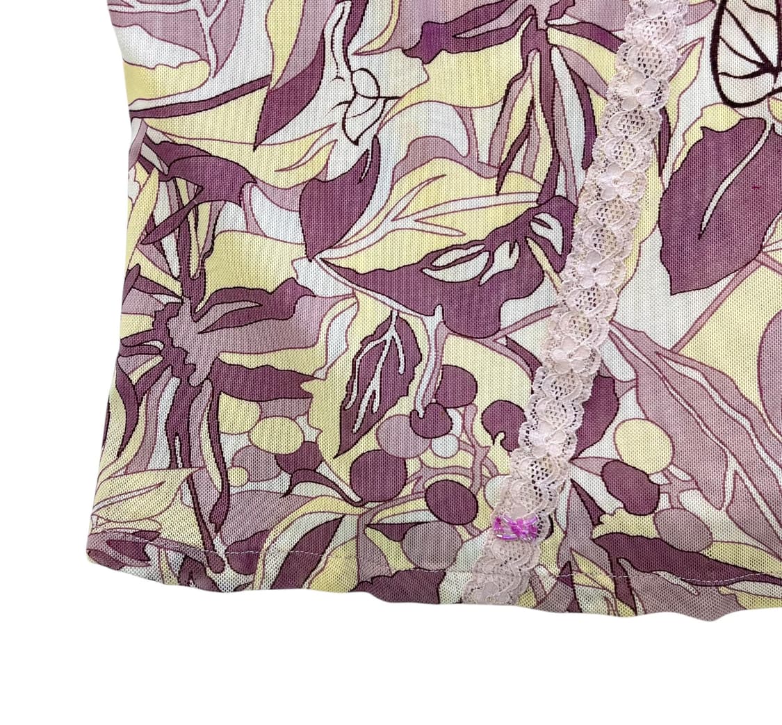 JPN 일본 빈티지 하라주쿠 Y2K 모리걸 스타일 키치 반팔티 상품이미지3