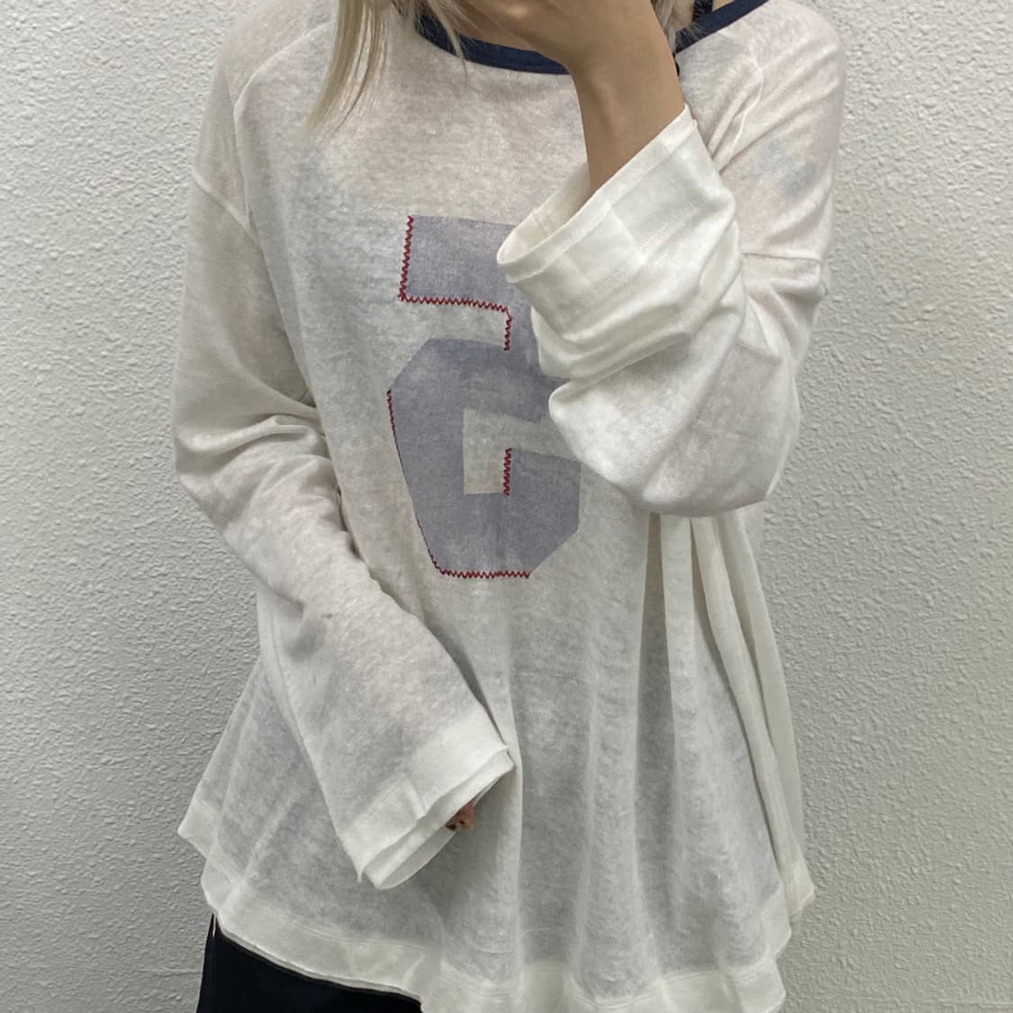 오픈와이와이 5 화이트 롱슬리브 상품이미지5