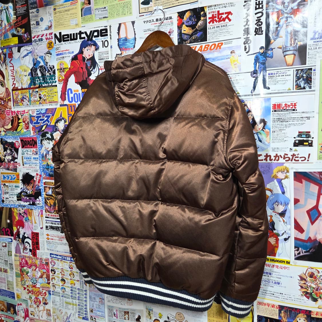 엠엘비 자이언츠 브라운 덕다운 후드 패딩 상품이미지5