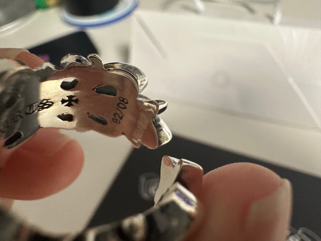 크롬하츠 더블 플로랄링 us8 새상품 상품이미지4