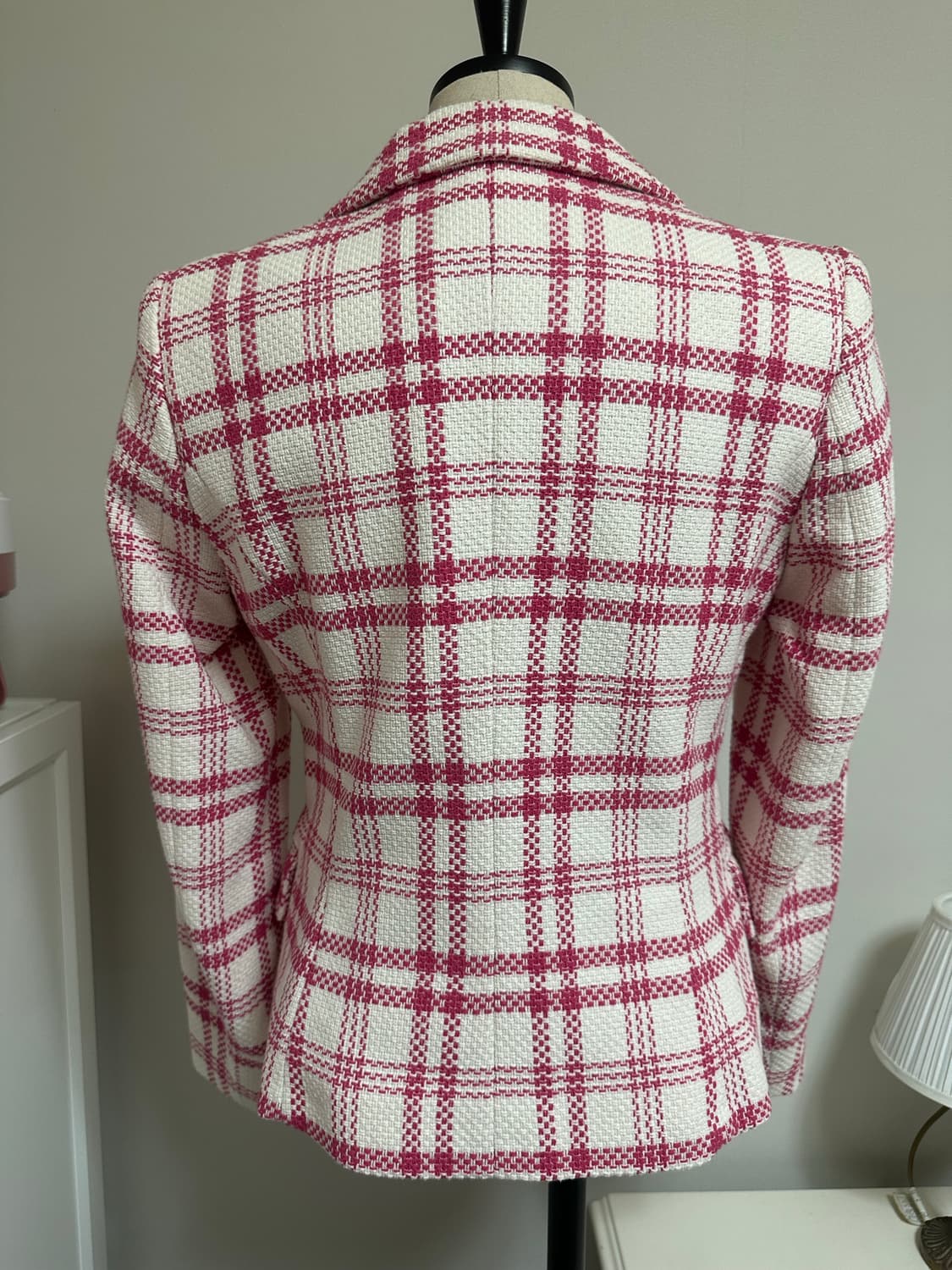 Zara 체크 트위드 자켓 상품이미지3