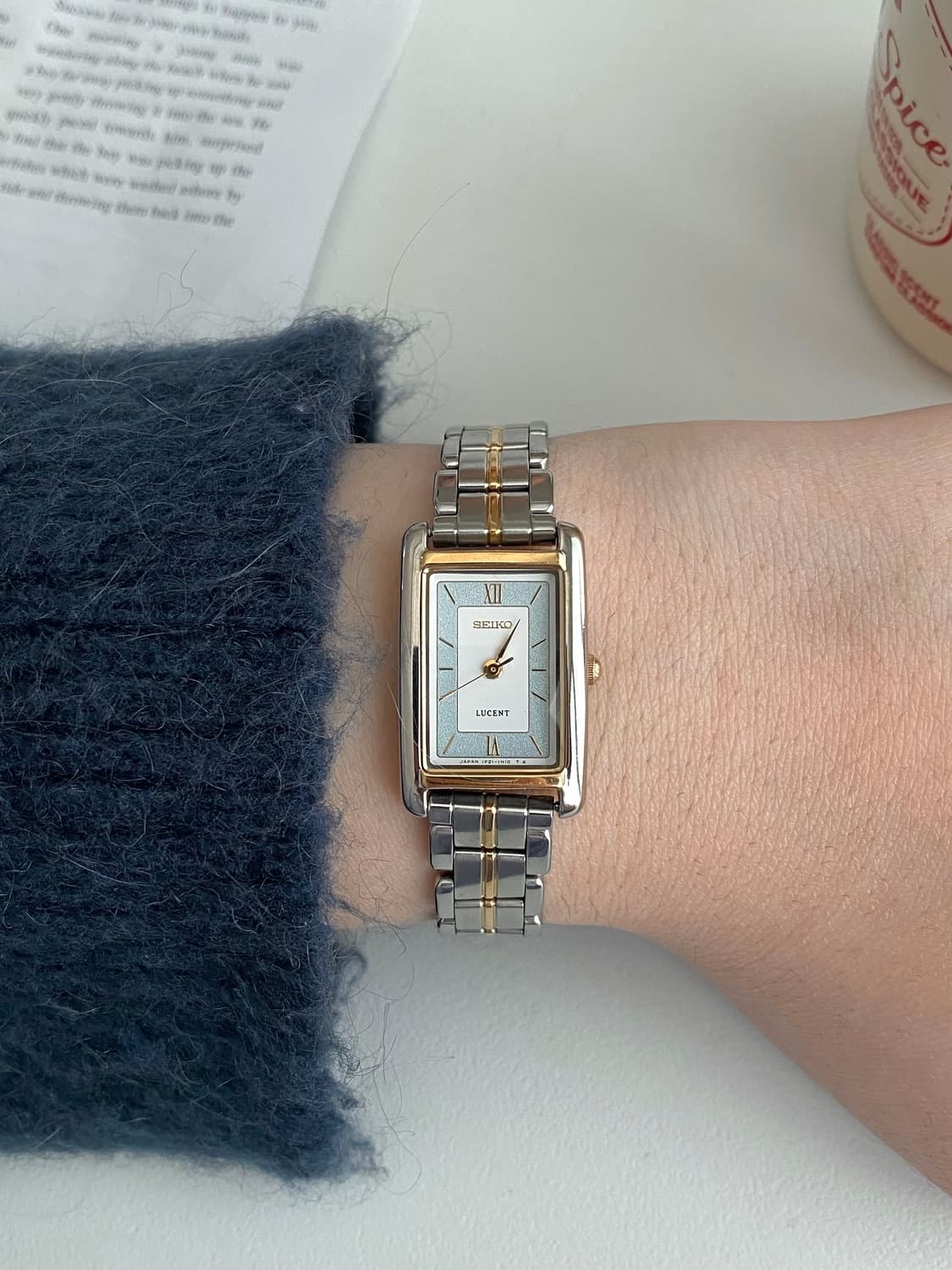 Seiko 세이코 lucent 루센트 스퀘어 쿼츠 레이디스 상품이미지8