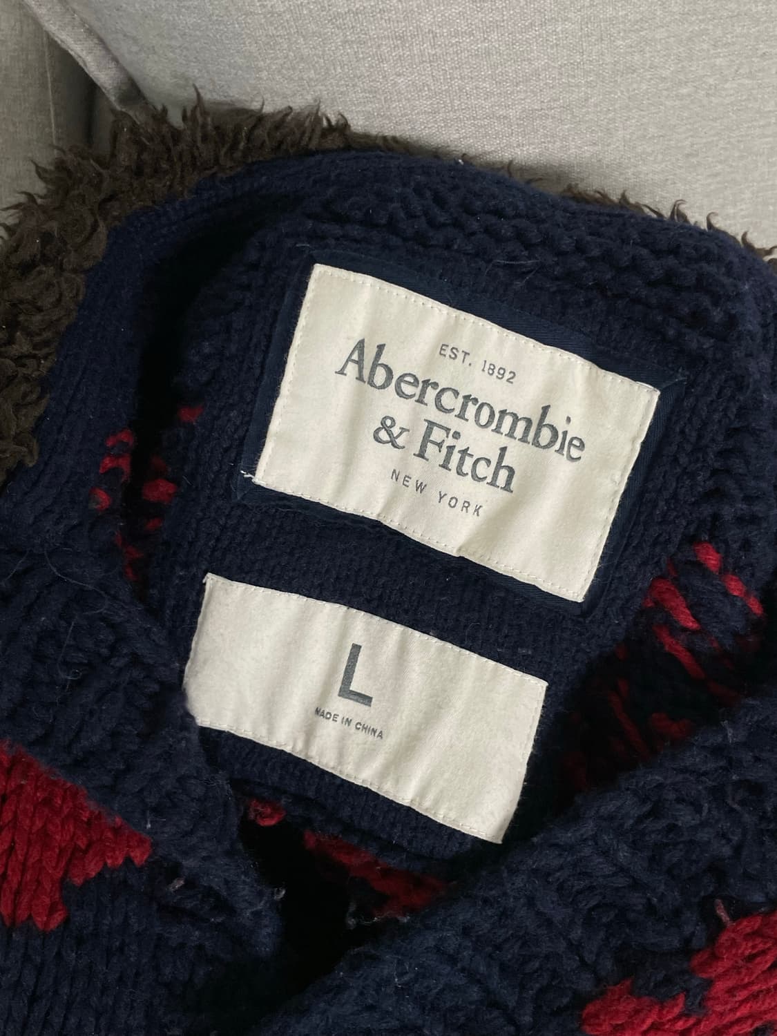 아베크롬비 노르딕 코위찬 후드 니트 상품이미지8