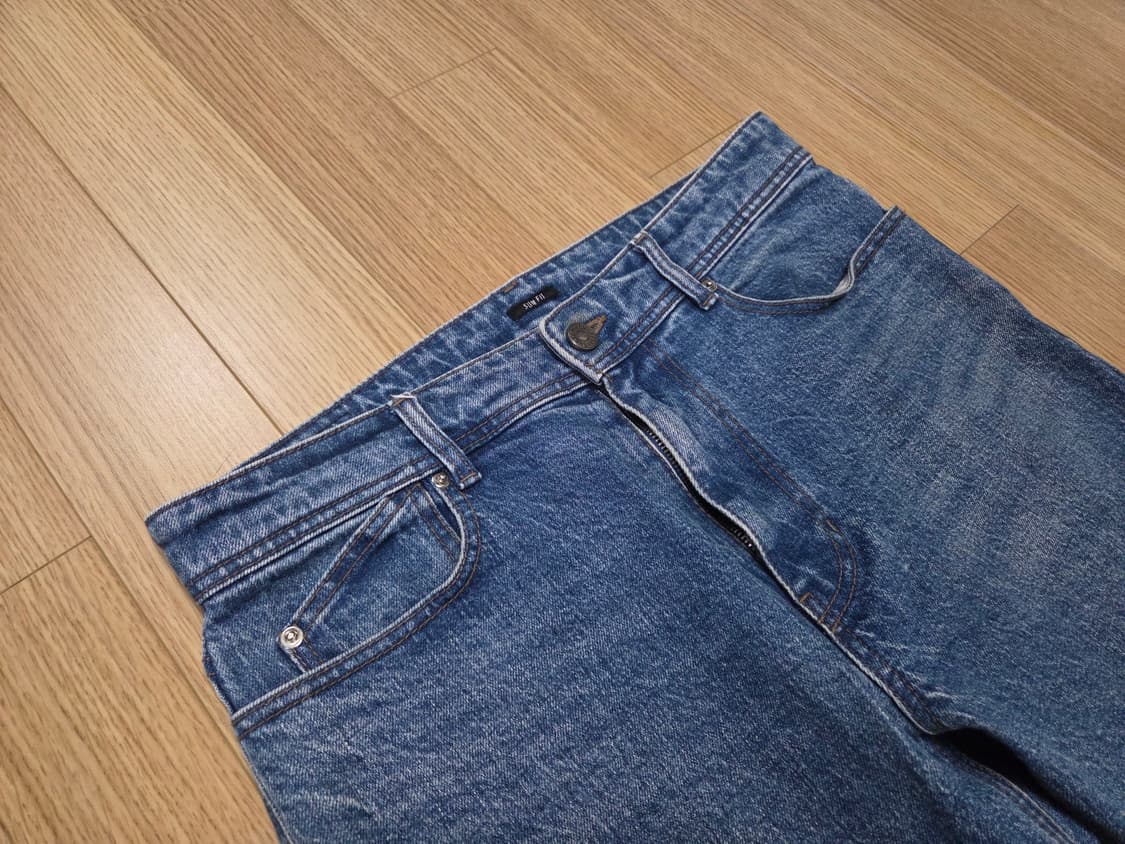 시스템 옴므 슬림핏 크롭진  상품이미지3