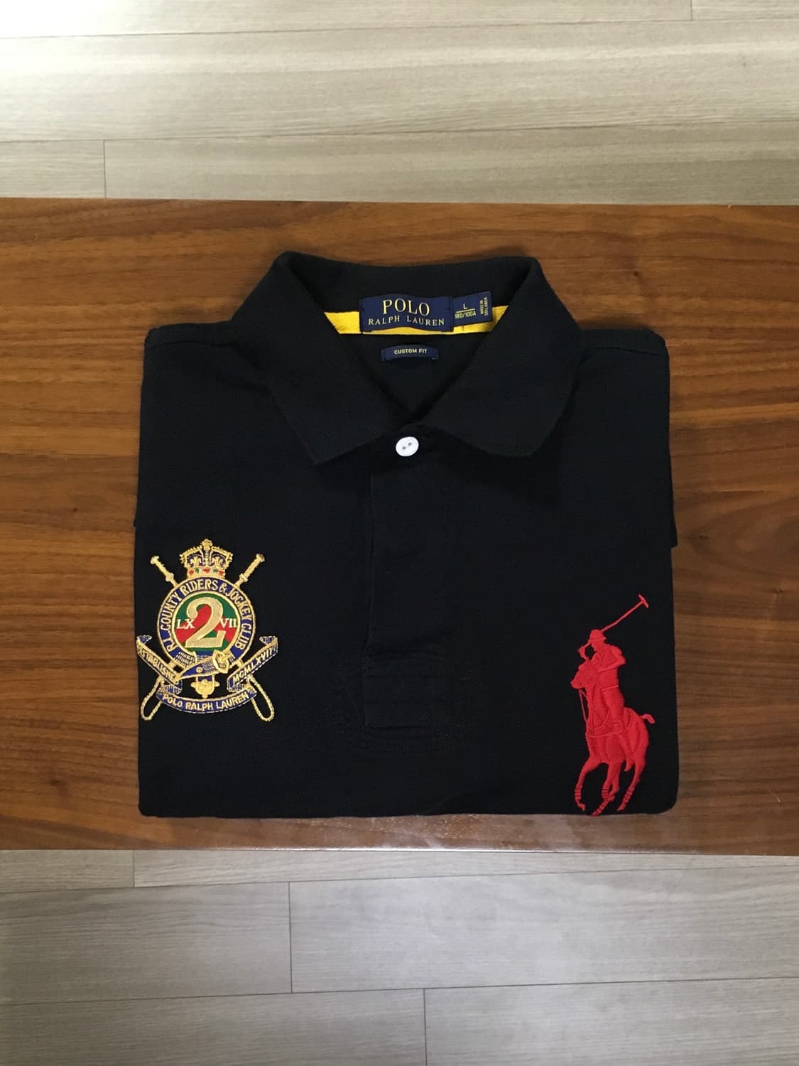 폴로 빅포니 긴팔 럭비티 블랙 상품이미지1