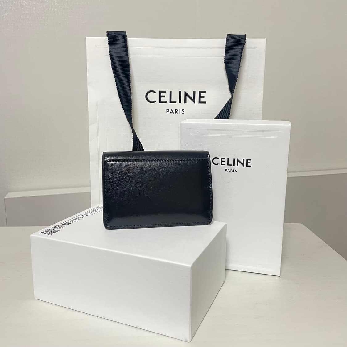 셀린느 트리옹프 카드지갑 블랙 풀구성 상품이미지3