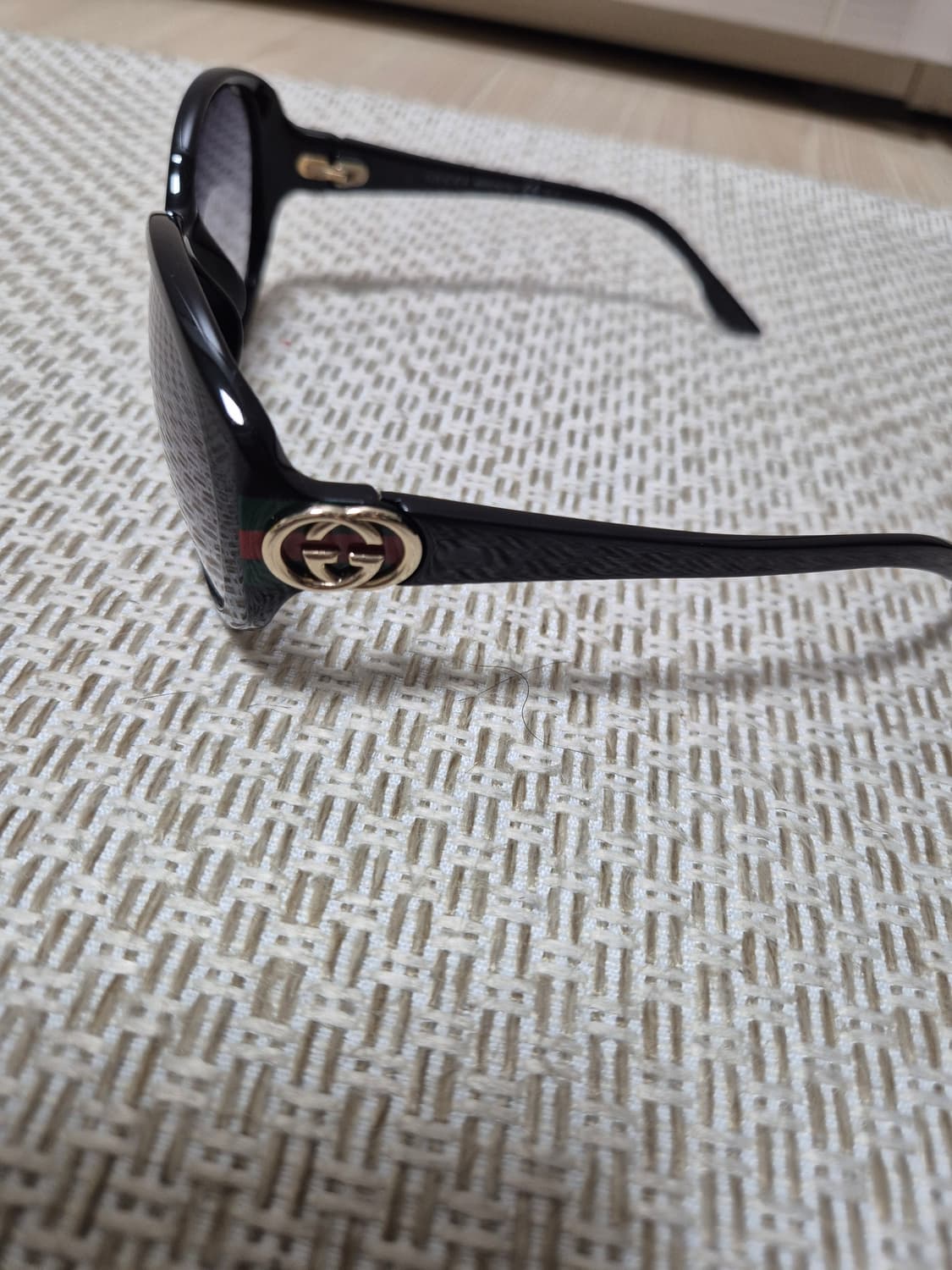 (정품) 구찌 선글라스 삼선로고 오버사이즈 선글라스 상품이미지4
