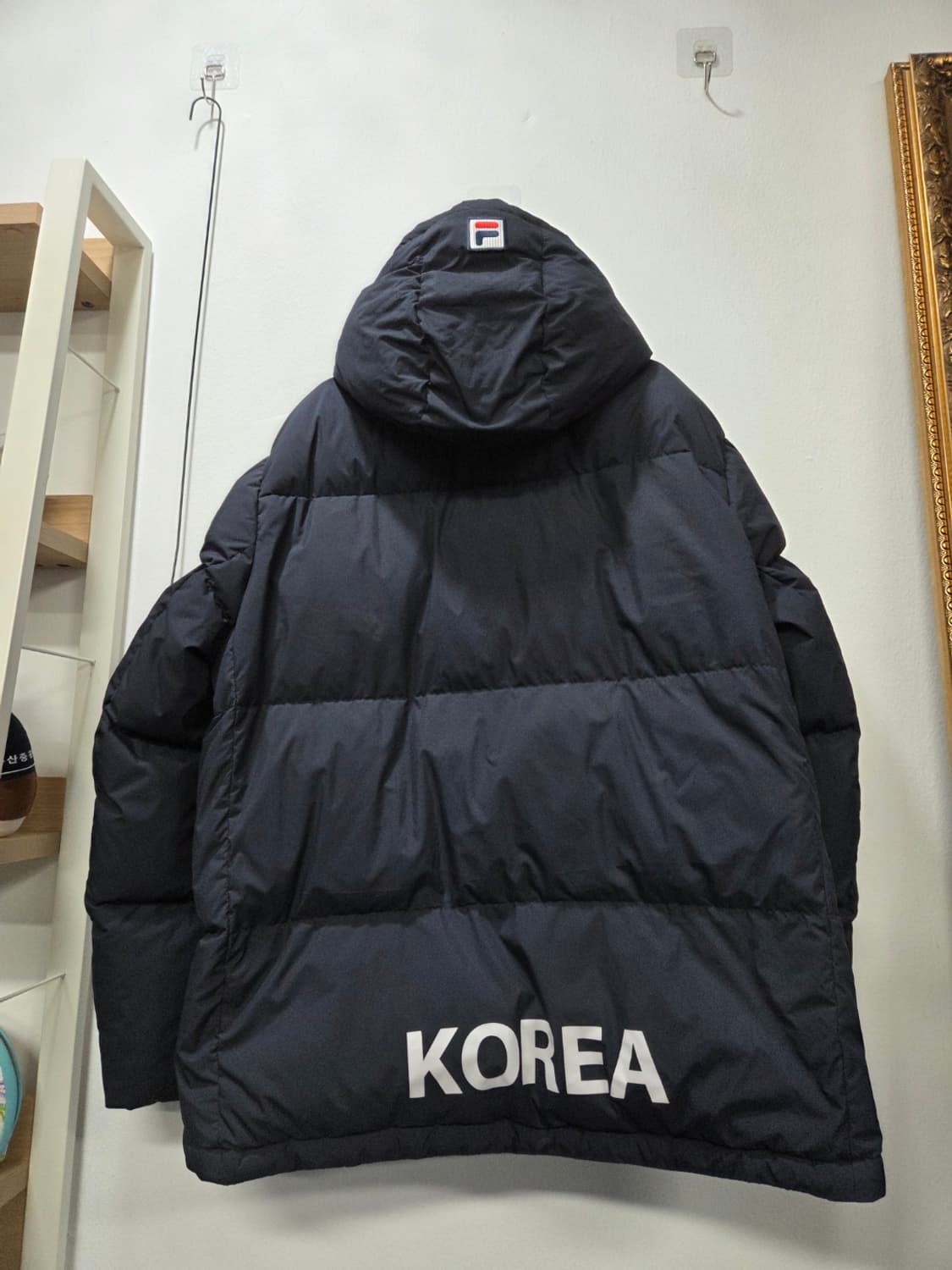 [M.05] 휠라 FILA 국대 KOREA 네이비 패딩 4XL 상품이미지5