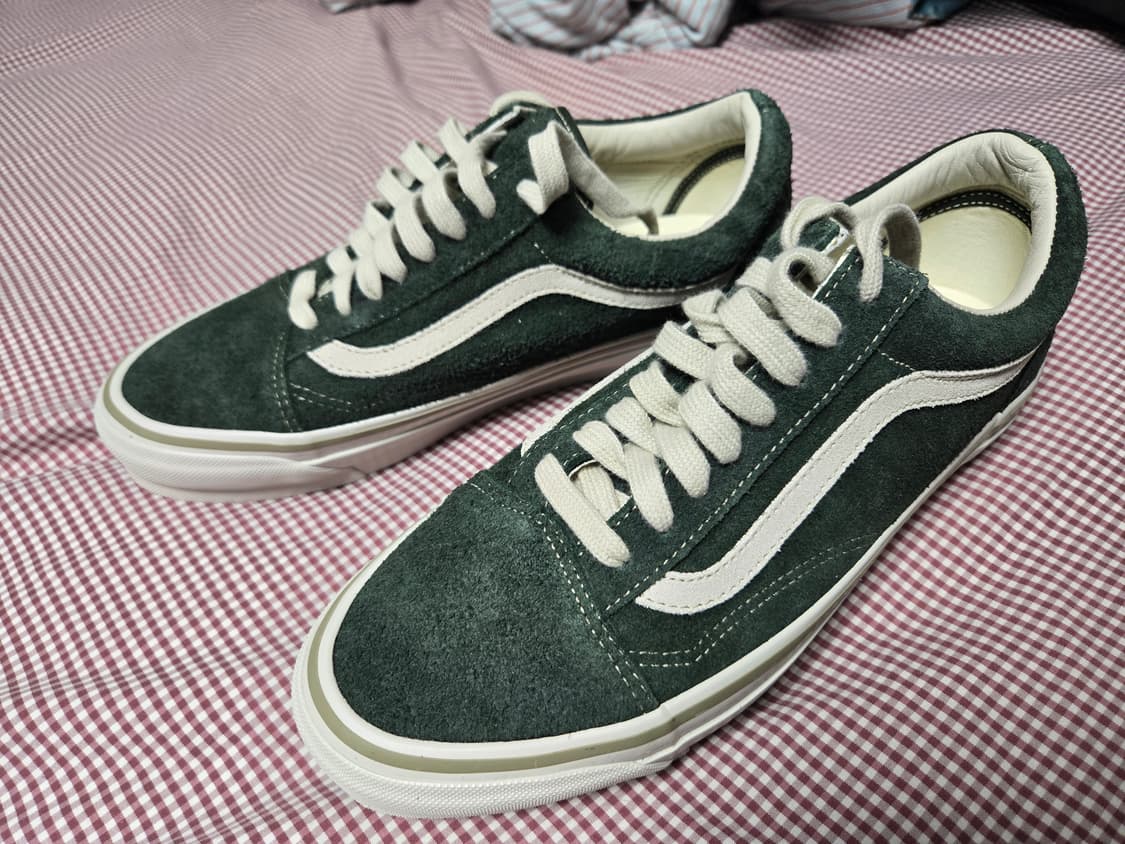 반스 LX OLD SKOOL SHAG SUEDE KELP 상품이미지1
